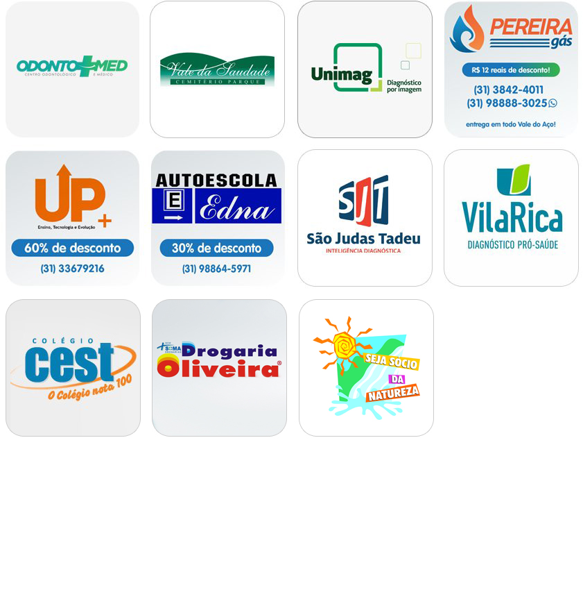Painel de empresas parceiras da Clinic Assistencial